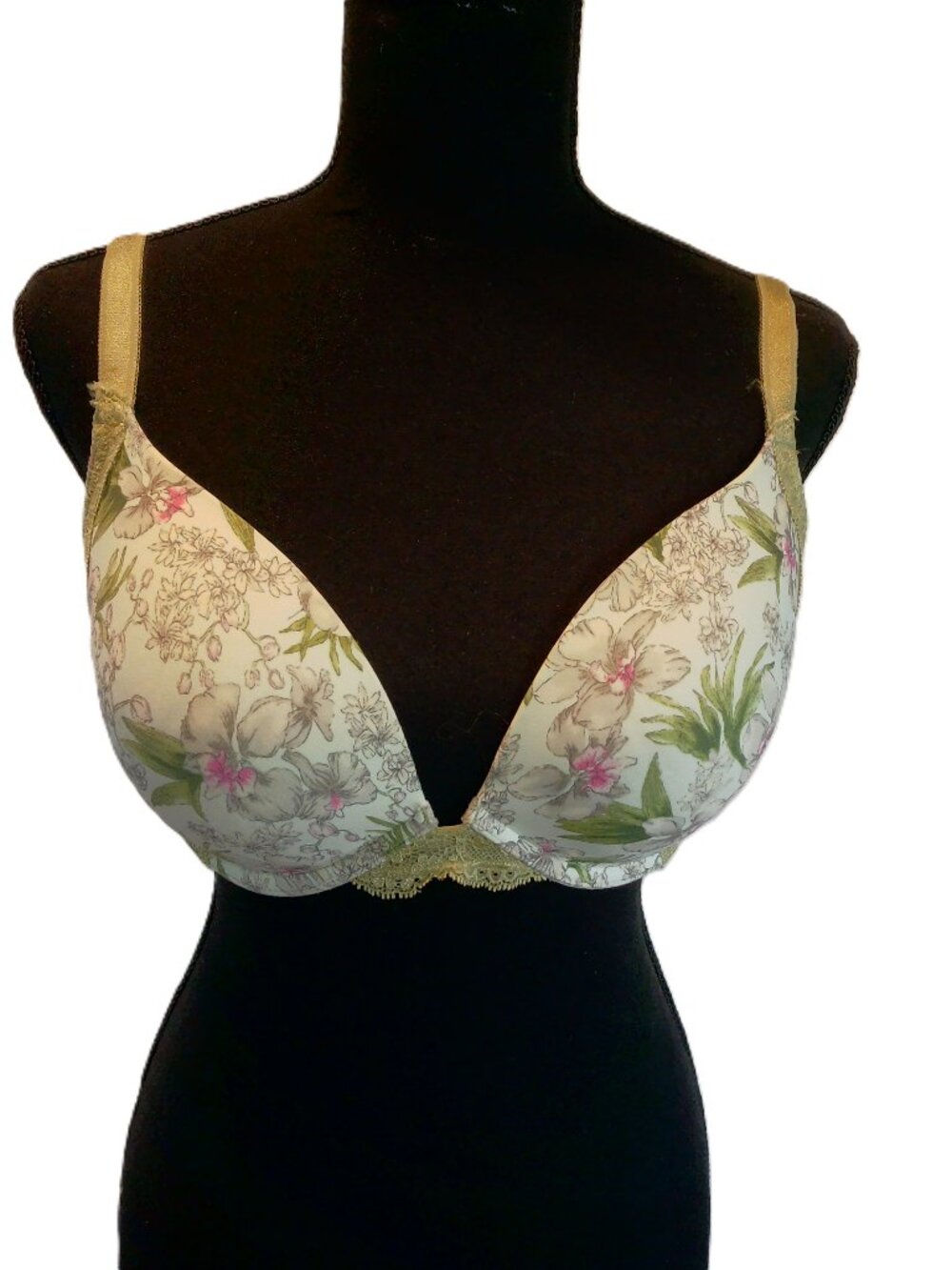 Victoria's Secret Dream Angels 36DD Floral Underwire Bra | Padded Push-Up